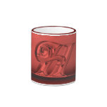 3D Monogram H Coffee Mug