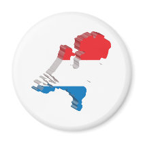 3D Netherlands Magnet