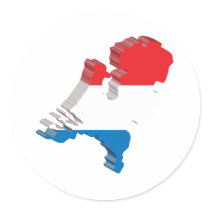 3D Netherlands Sticker