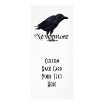 3D Nevermore Raven Customized Rack Card