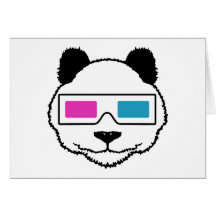 3D Panda Card