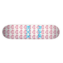 3d-pink-heart-pattern-large, PUNK    ROCK Skate Board