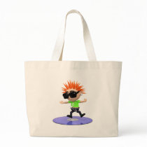 3d Punk DVD Tote Bag