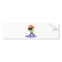 3d Punk DVD Bumper Sticker