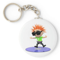 3d Punk DVD Keychains