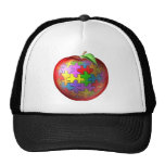 3D Puzzle Apple Trucker Hat