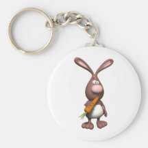 3D Rabbit Keychain