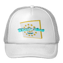 3D Rhode Island State Flag Trucker Hat