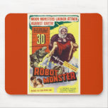 3D ROBOT MOON MONSTER MOUSEPAD
