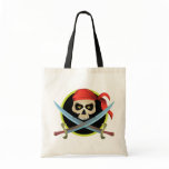 3D Skull and Crossbones Canvas Bags
