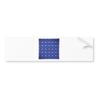 3d-solar-panel bumper stickers by HitRender