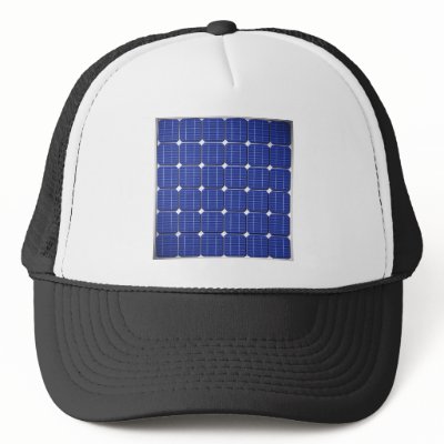 3d-solar-panel trucker hats by HitRender