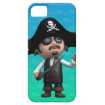 3d Surprised Pirate (editable) iPhone 5 Cover