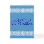3D Text Lace Mother's Day cards