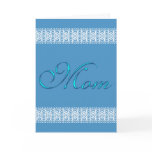 3D Text Lace Mother's Day cards