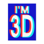 3D Watching I'm 3D Items Post Cards