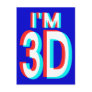 3D Watching I'm 3D Items Post Cards