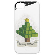 3D XMAS Tree iPhone 5 Covers