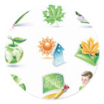 3RCauses Round Sticker