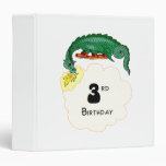 3rd Birthday Dragon Binder