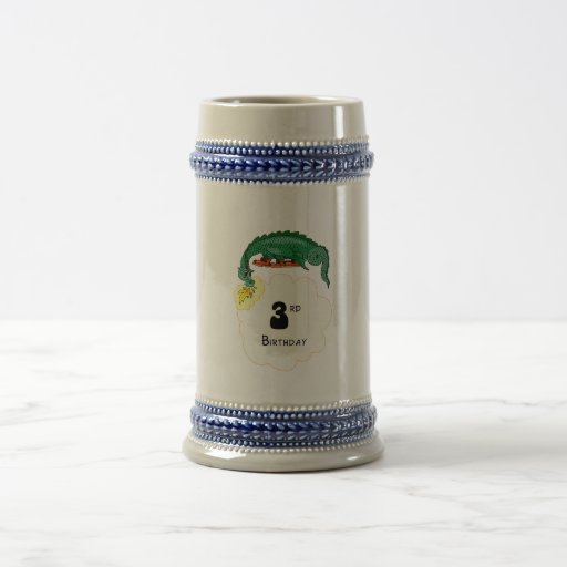 3rd Birthday Dragon Coffee Mugs