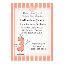 3rd Birthday Party Invitations