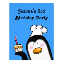 3rd birthday party personalized invitations