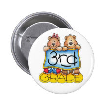 3rd Grade Bear Button