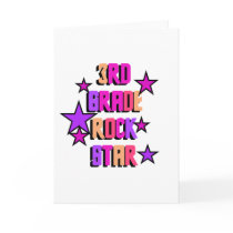 3rd Grade Rock Star Tshirts and Gifts