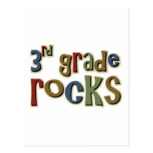 3rd Grade Rocks Third Postcards