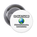 3rd Grade Teacher...Making World a Better Place Button
