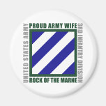 3rd Infantry Wife Fridge Magnet