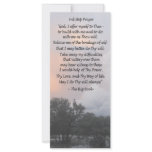 3rd step prayer bookmark customized rack card
