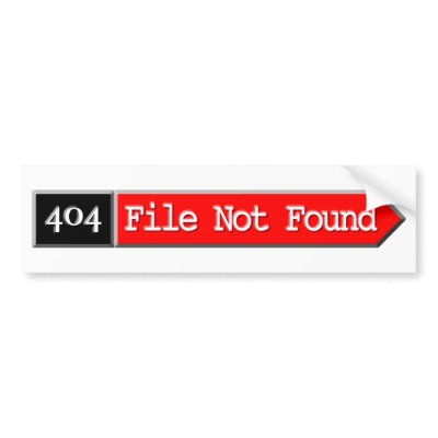 404 - File Not Found by linkalarm