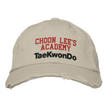 405 Choon Lee's Academy Hat Embroidered Hats