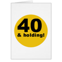 40 and Holding Cards