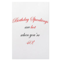 40 Birthday Spanking