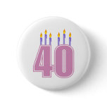 40 Candles (Pink / Purple)