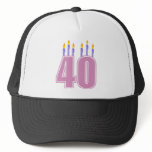40 Candles (Pink / Purple)
