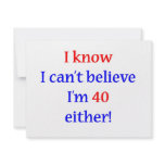 40 Either invitations