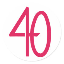 40 Pink Sticker