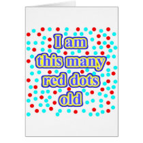 40 Red Dots Old cards