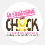40-Something Chick 2 Stickers