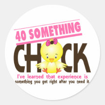 40-Something Chick 2 Stickers