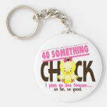 40-Something Chick 5 Keychain
