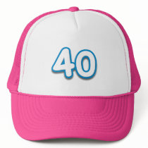 40 Year Birthday or Anniversary - Add Text Hat