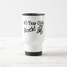 40 Year Olds Rock (Rocking Chair) Coffee Mug