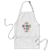 40s Music is Ideal Apron