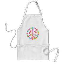 40's Peace Love Apron