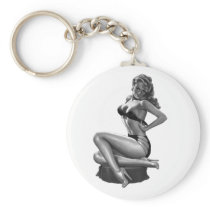 40's Pinup Beauty Key Chains